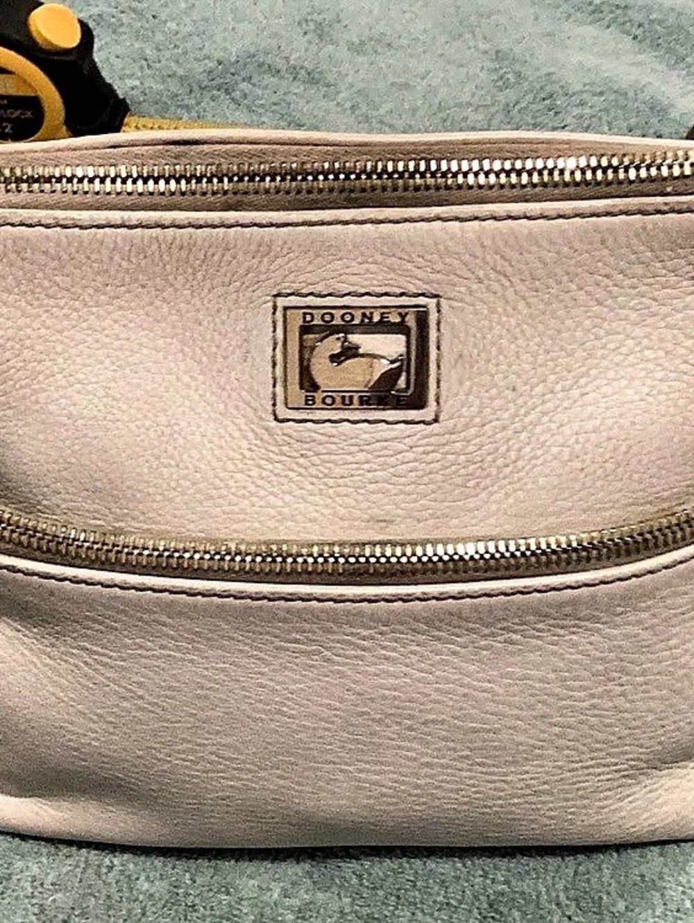 Dooney & Bourke Pebble Leather-Crossbody in Beige